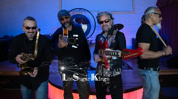 Photo of the band members of Los Sugar Kings