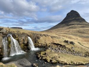 Photo taken by Rev. Lee of a waterfall in Iceland