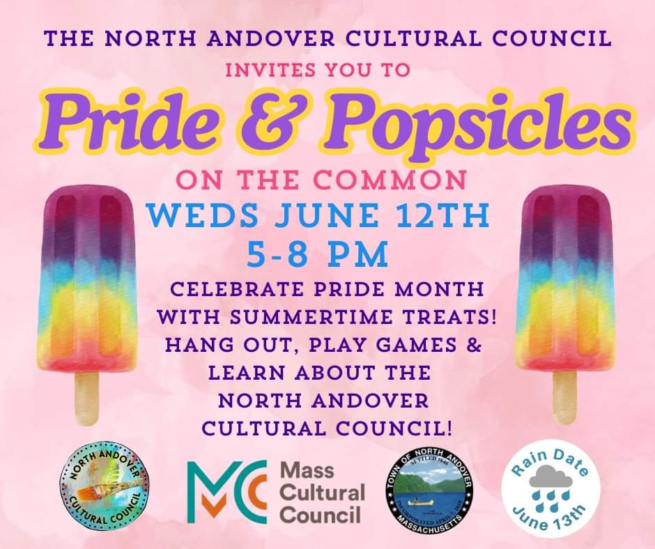 Flyer for the Pride & Popsicles event