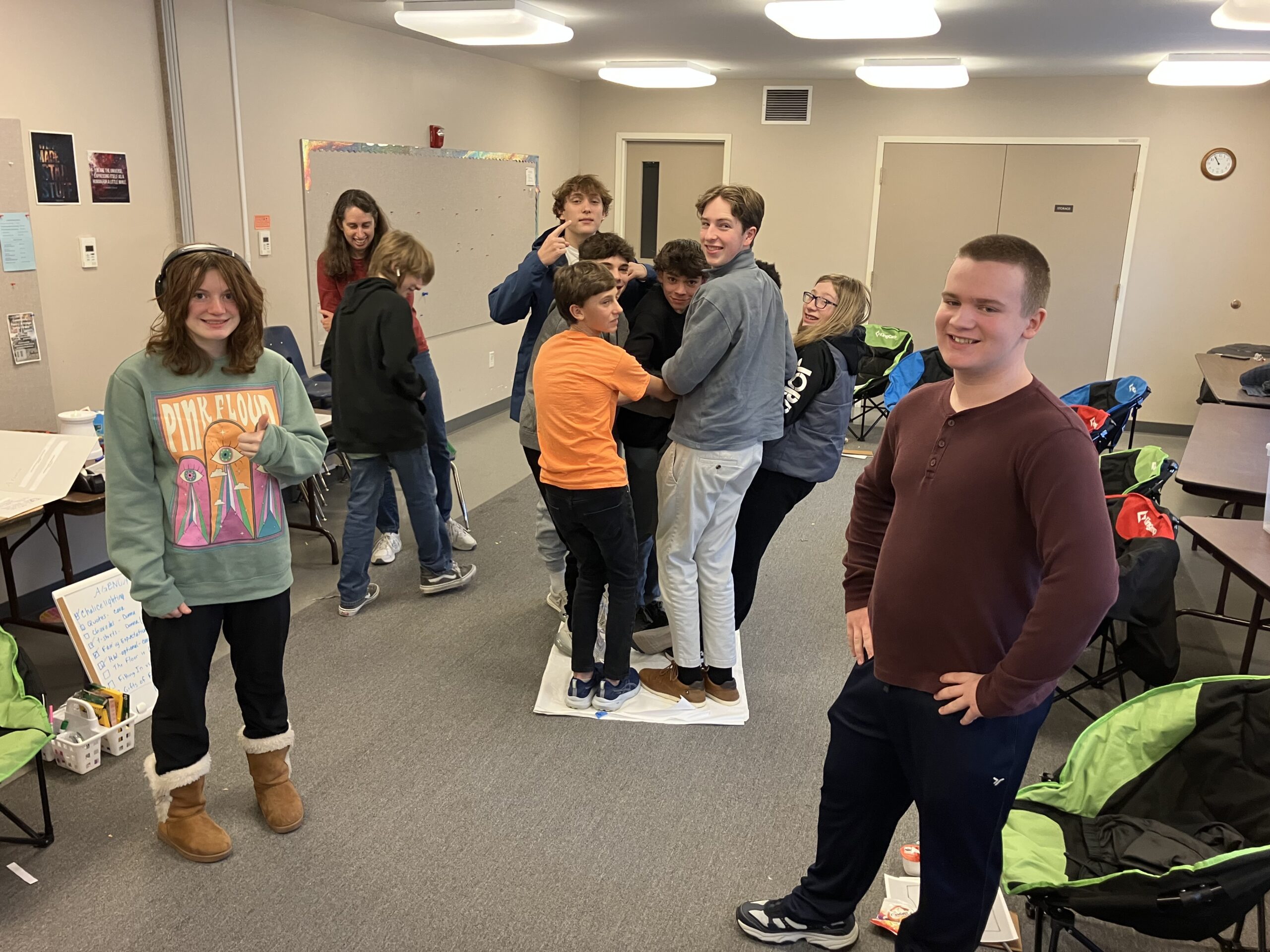 COA Youth Participate in Belonging/Fitting -In Activity on 12/8 