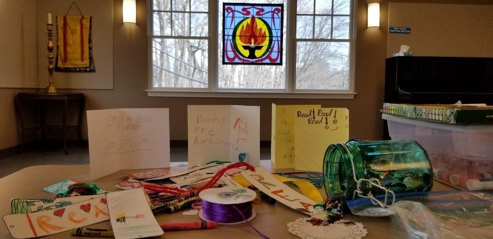 Childrens projects in Chapel