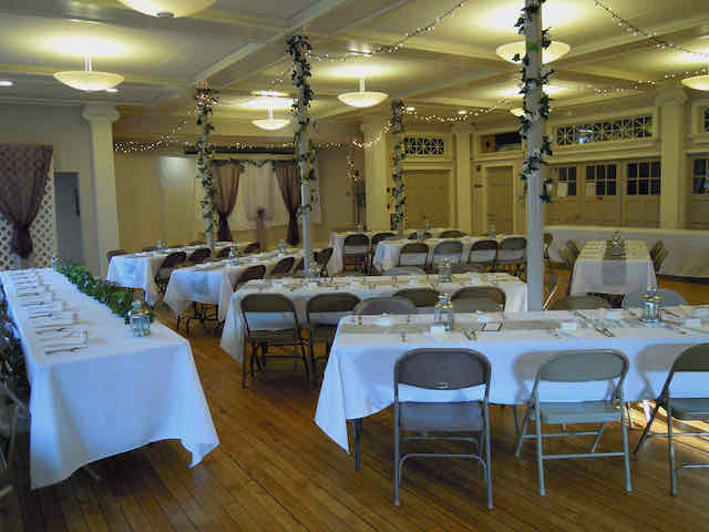 A reception in the Parish Hall