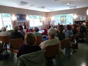 Meditation group with Lama Willa